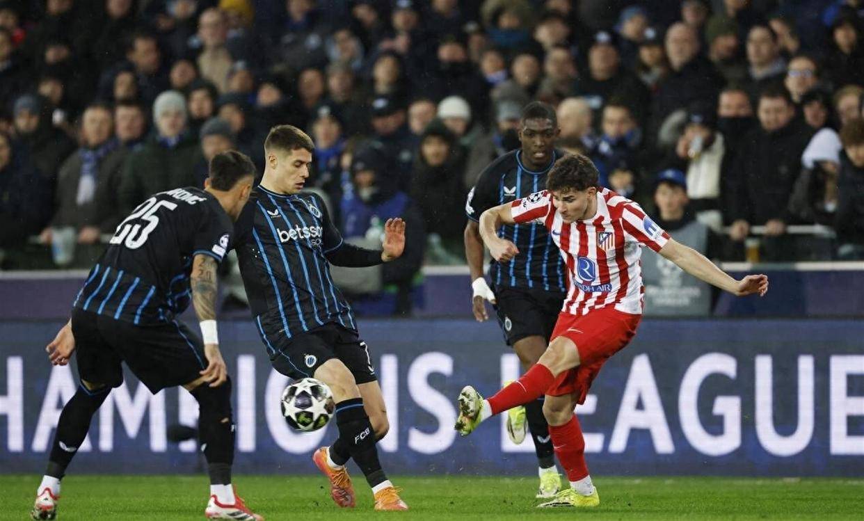 欧冠附加赛3-3！马竞两球领先守不住，终场前被绝平，错失晋级主动权